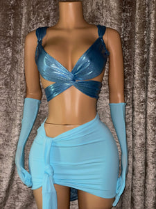 The Zala Two Piece - BLUE - L.K.S The Brand